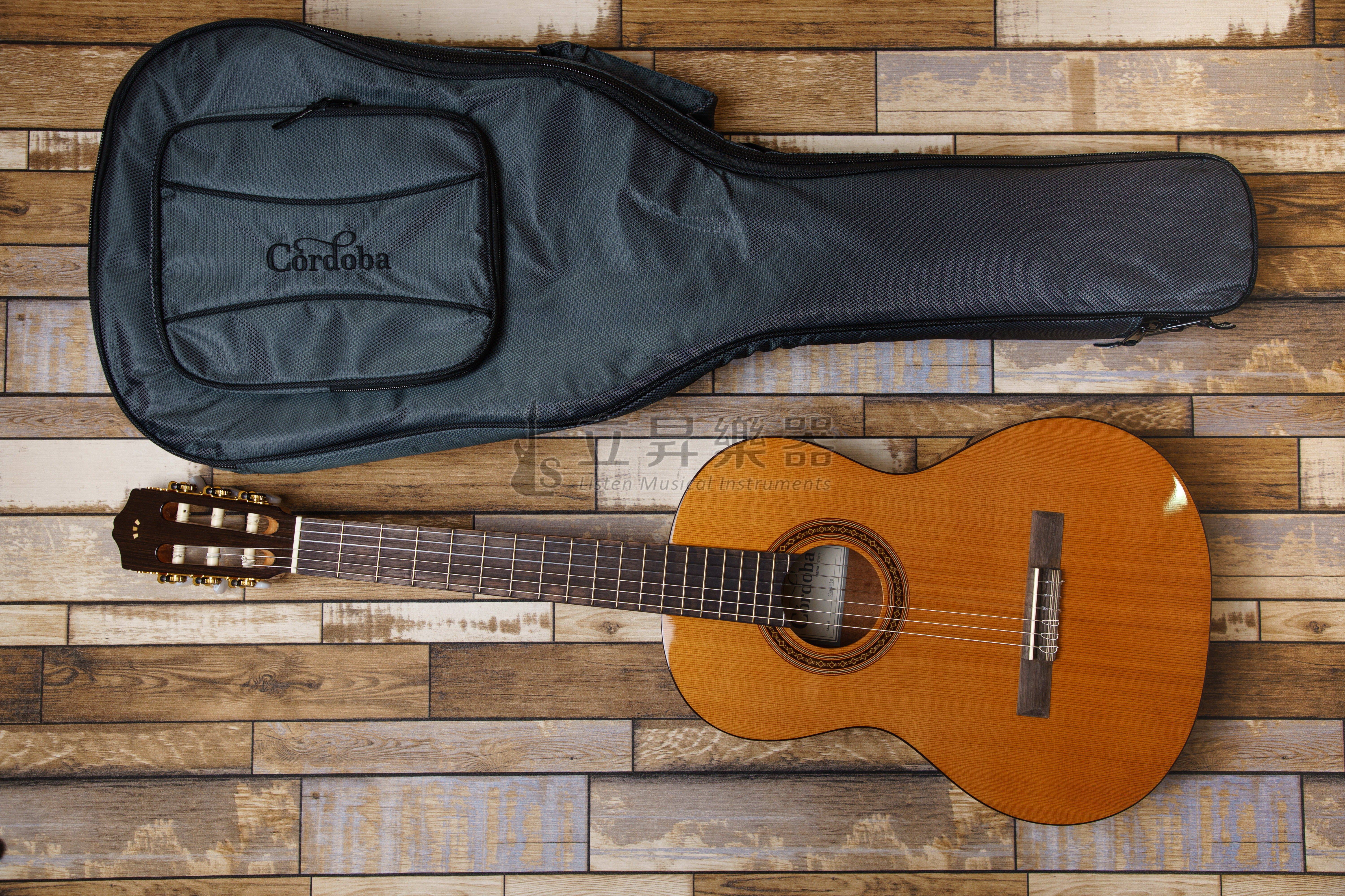 古典吉他 Cordoba Cadete 3/4琴身 36吋 紅杉木面單板 桃花心側背 原廠厚袋 送腳踏板、擦琴布