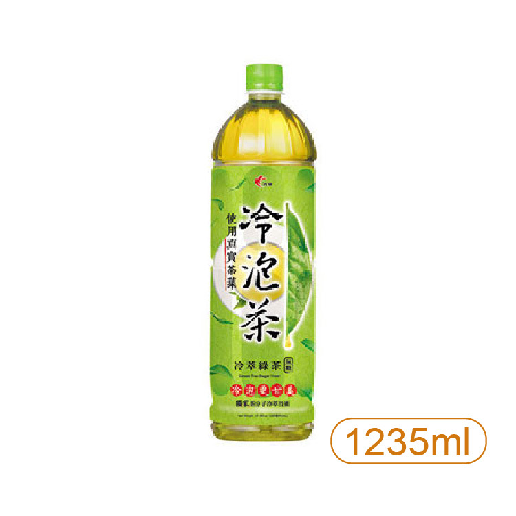【光泉】冷萃無糖綠茶1235ml