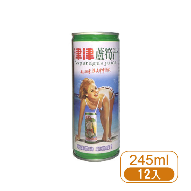 【津津】蘆筍汁245ml/12入