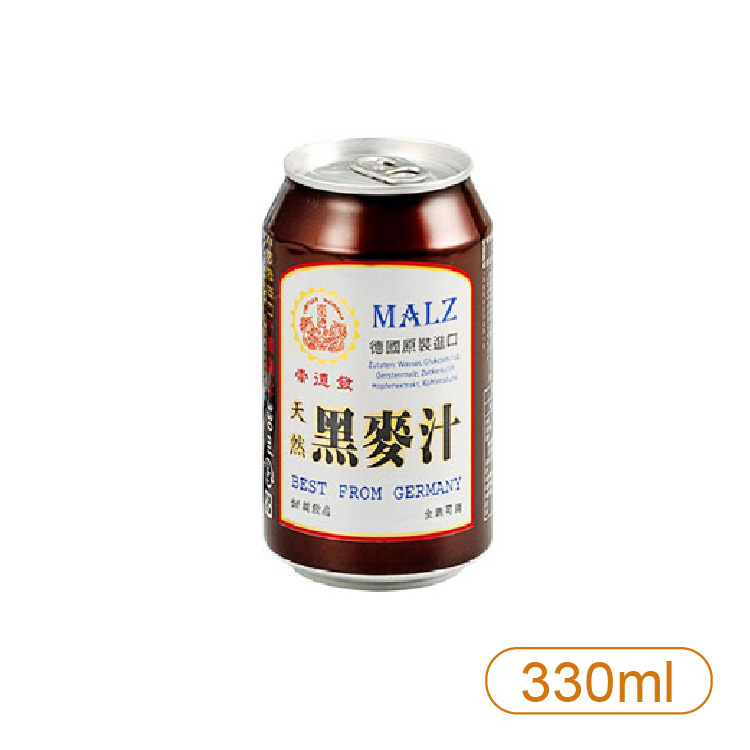 【崇德發】天然黑麥汁330ml