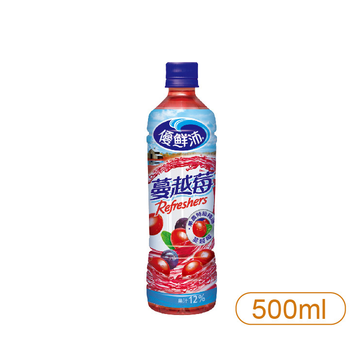 【優鮮沛】蔓越莓綜合果汁500ml