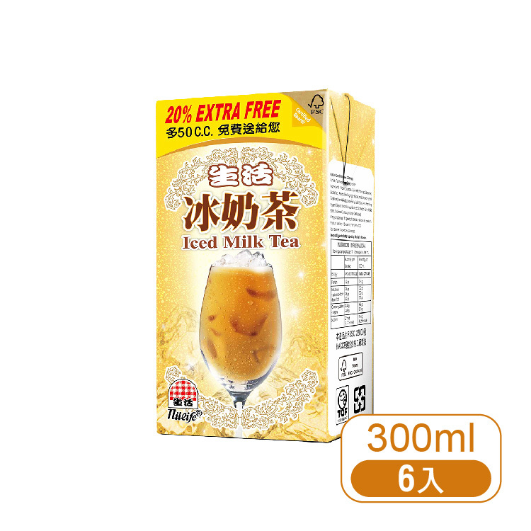 【生活】冰奶茶300ml (6入)