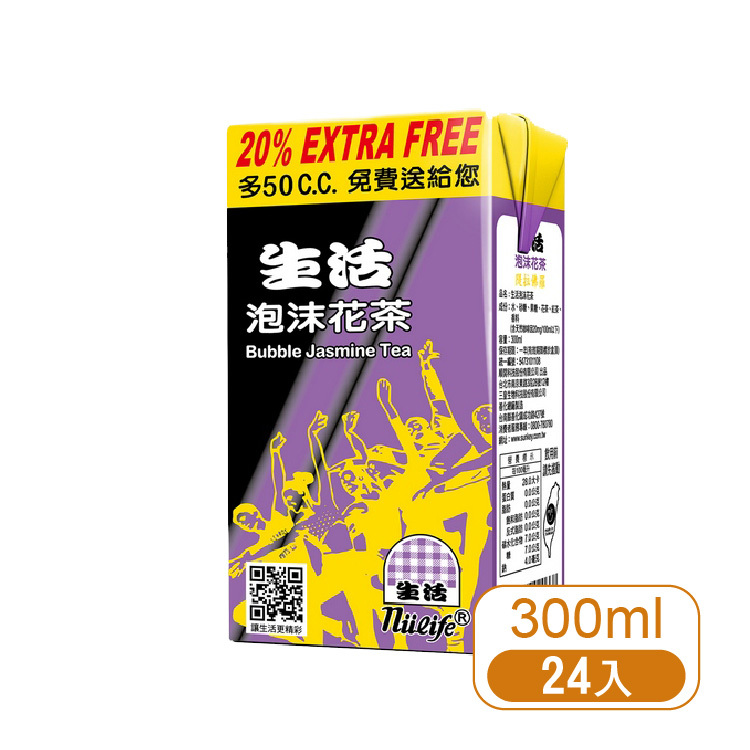 【生活】泡沫花茶300ml  (24入/箱)
