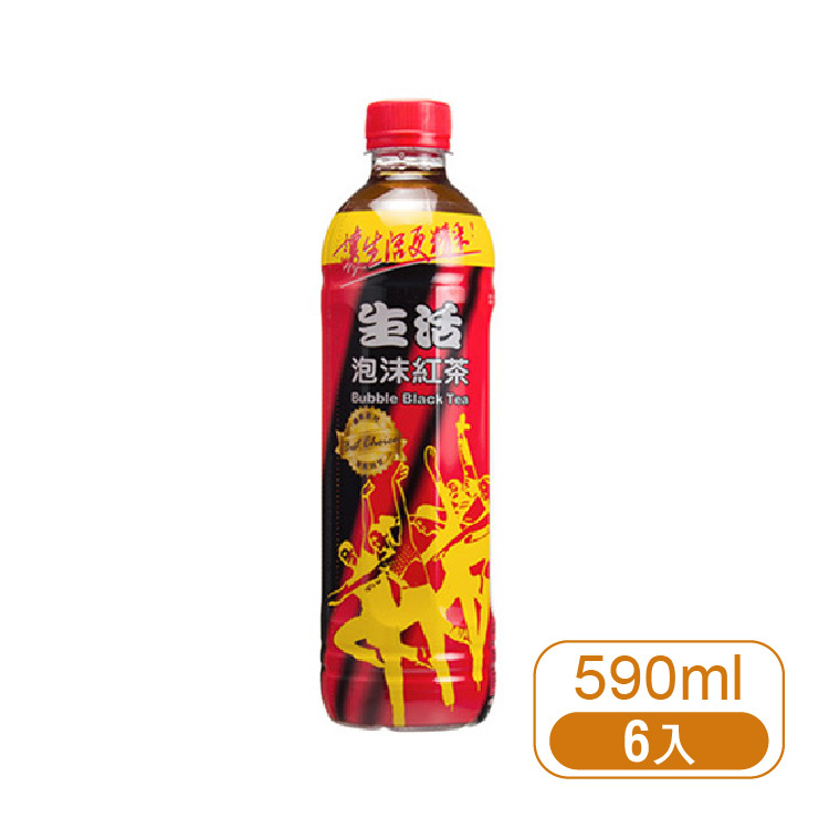 【生活】泡沫紅茶590ml (6入)