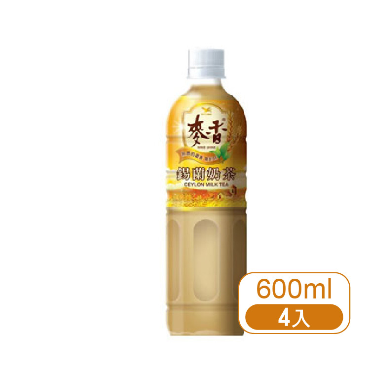 【統一】麥香錫蘭奶茶600ml-4入