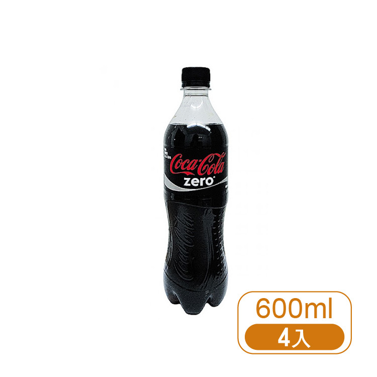 【可口可樂】zero 600ml-4入