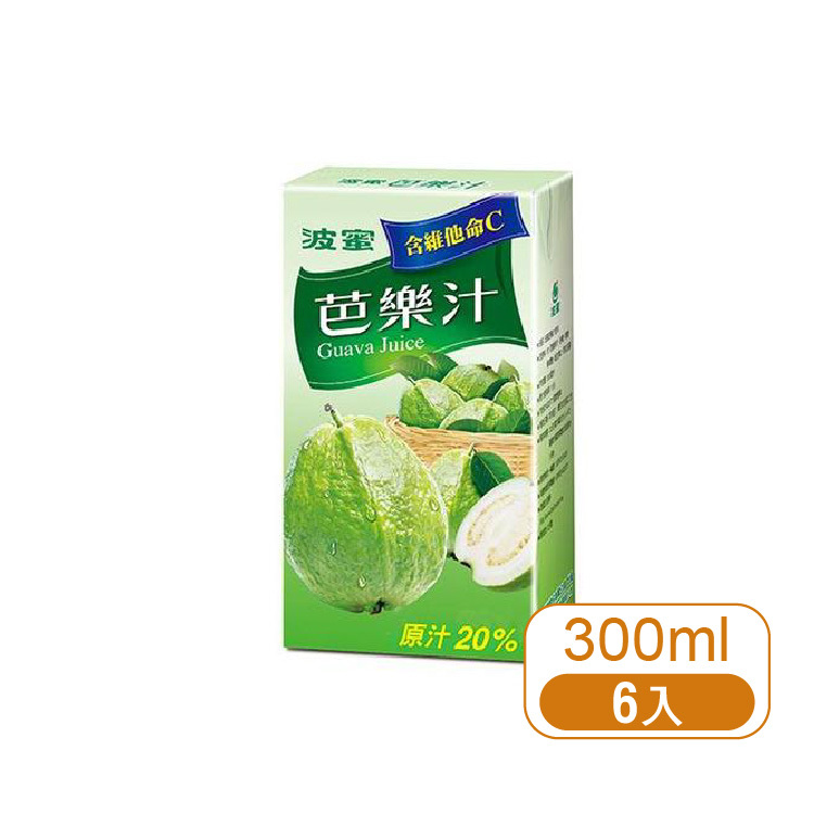 【波蜜】芭樂汁300ml -6入