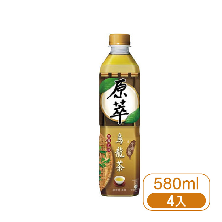 【原萃】烏龍茶580ml-4入