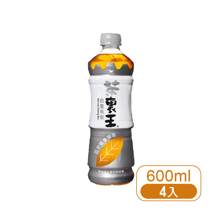 【茶裏王】白毫烏龍茶600ml (4入)