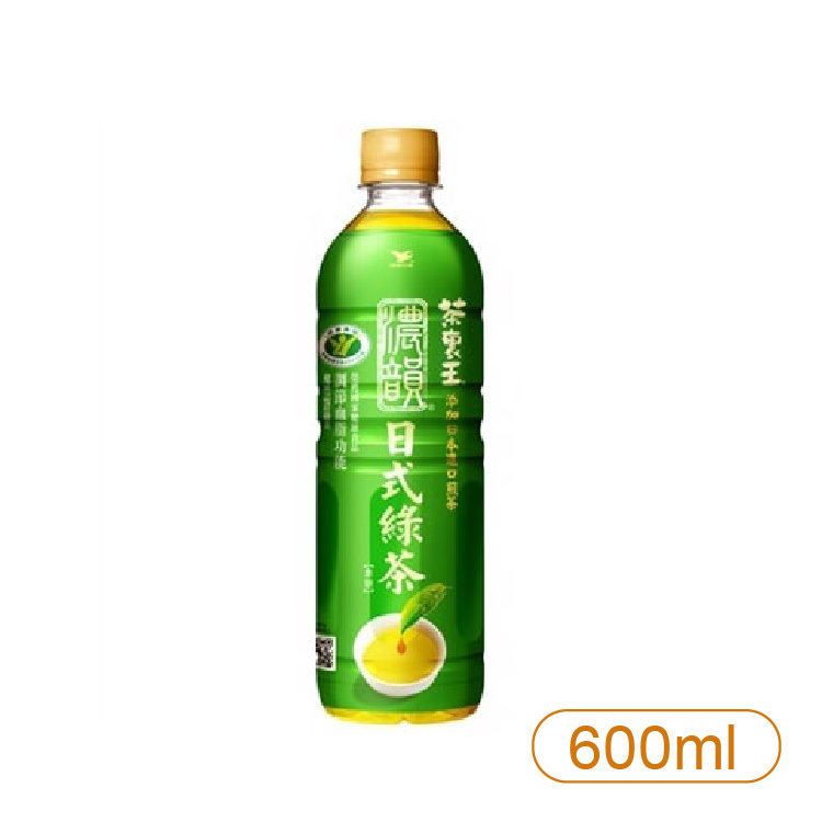 【茶裏王】濃韻無糖日式綠茶600ml