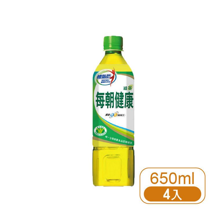 【御茶園】每朝健康綠650ml-4入