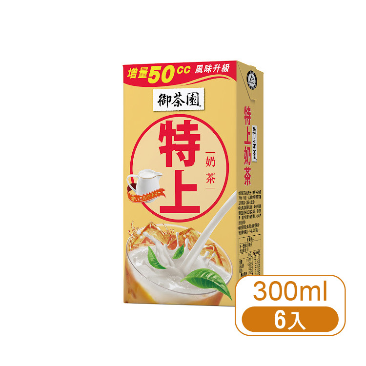 【御茶園】特上奶茶300ml -6入