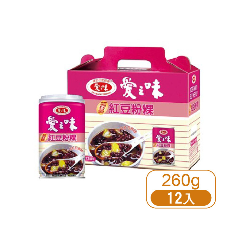 【愛之味】妞妞紅豆粉粿禮盒 (12入/盒)