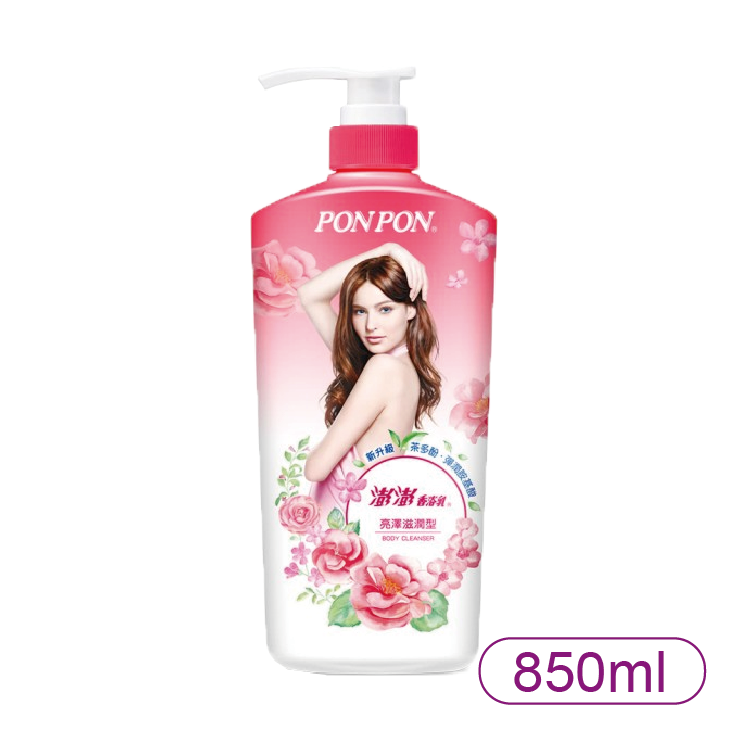 【PONPON】澎澎沐浴乳-亮澤滋潤型850ml