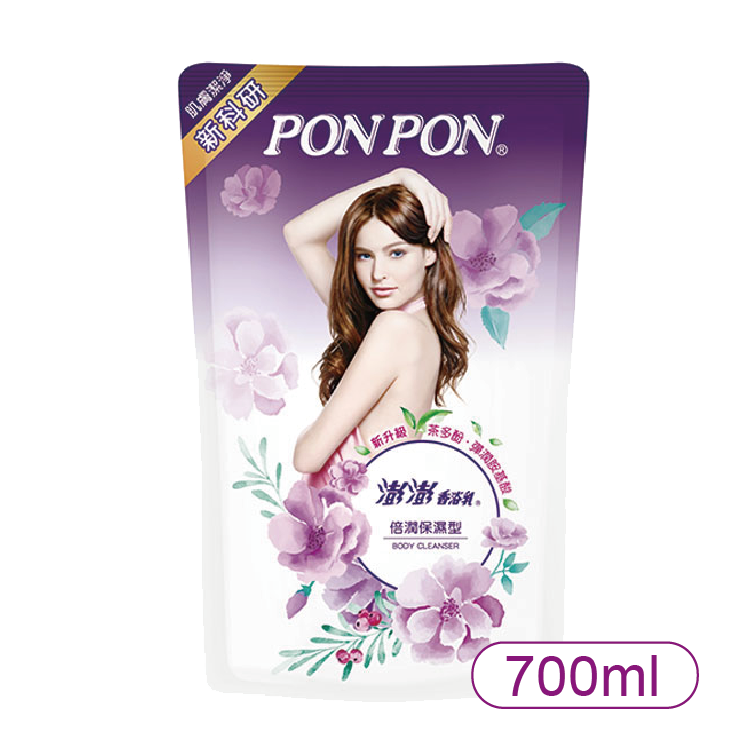 【PONPON】澎澎沐浴乳-倍潤保濕補充包700ml