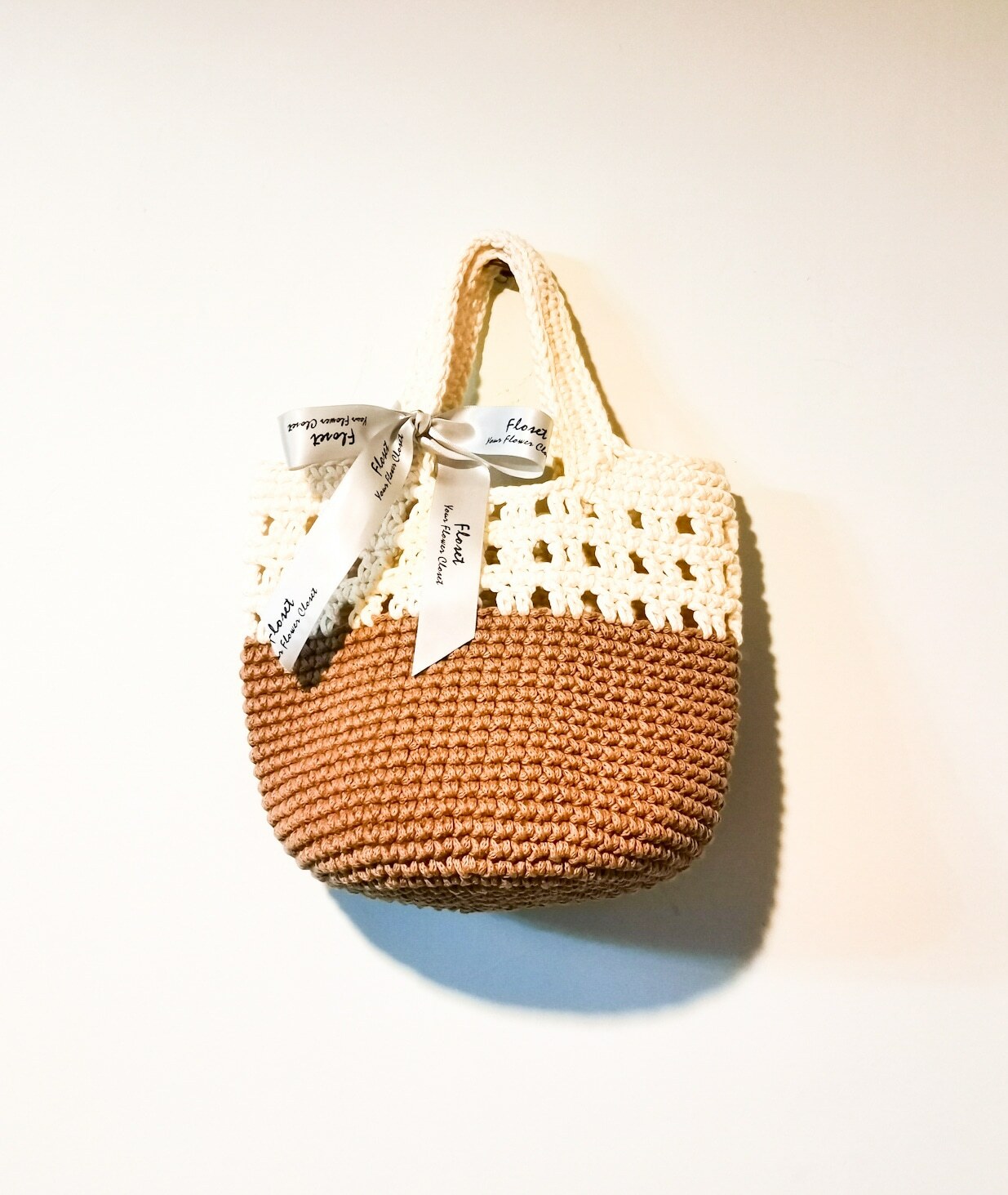 [ 工作坊 ]  簡 易 雙 色 通 花 Tote Bag