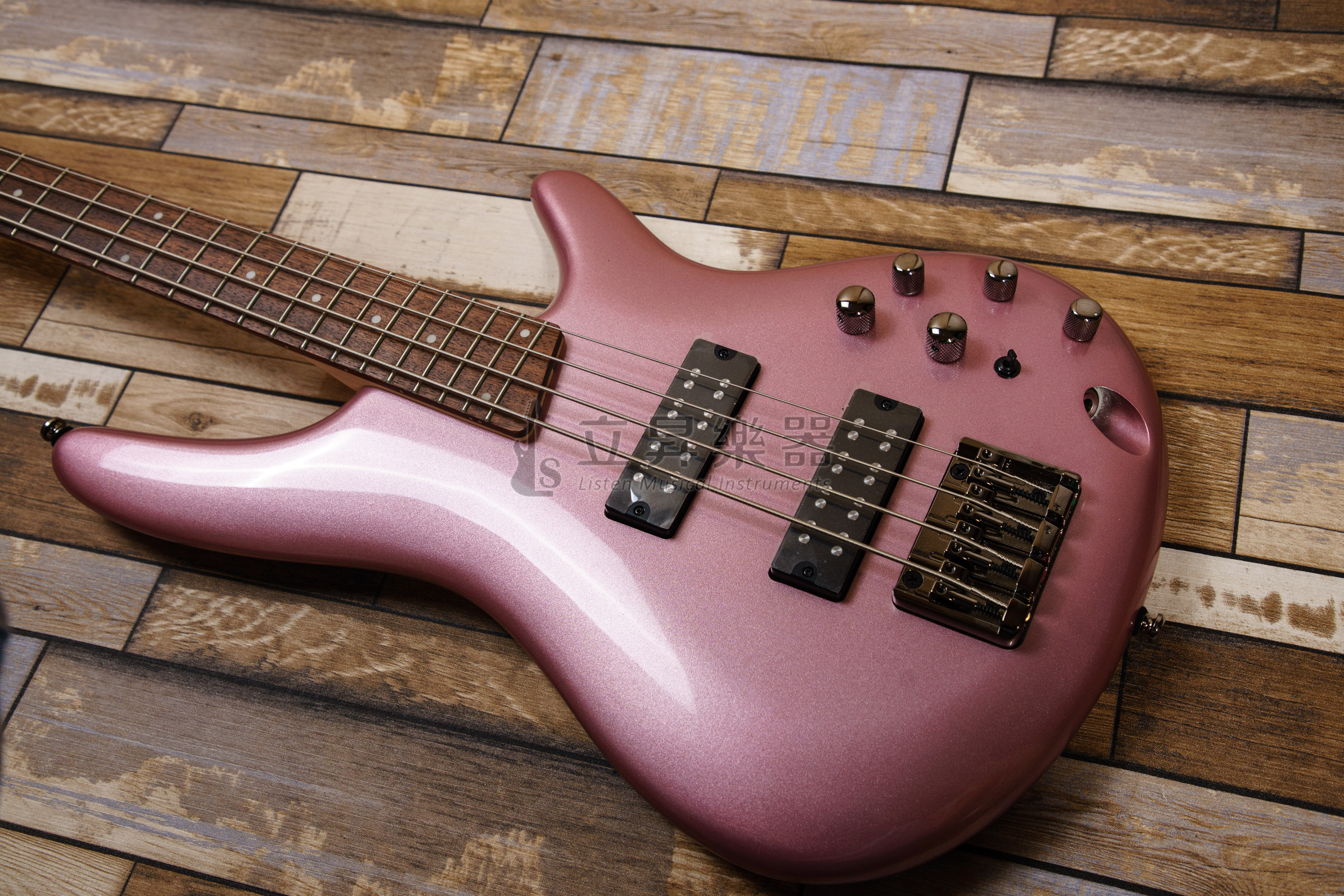 Ibanez 貝斯 Ibanez SR300E-PGM 主動式 電貝斯 金屬粉 玫瑰金 Jatoba指板 SR300E PGM 第 4 張圖片｜三峽吉他 / Bass