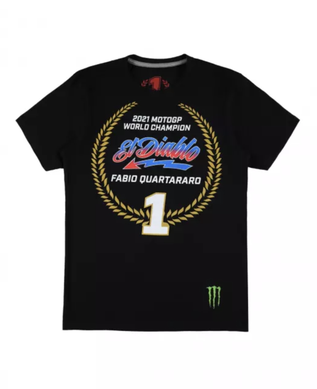 MotoGP FQ20 冠軍短T WORLD CHAMPION 2021 MAN FABIO QUARTARARO MotoGP周邊