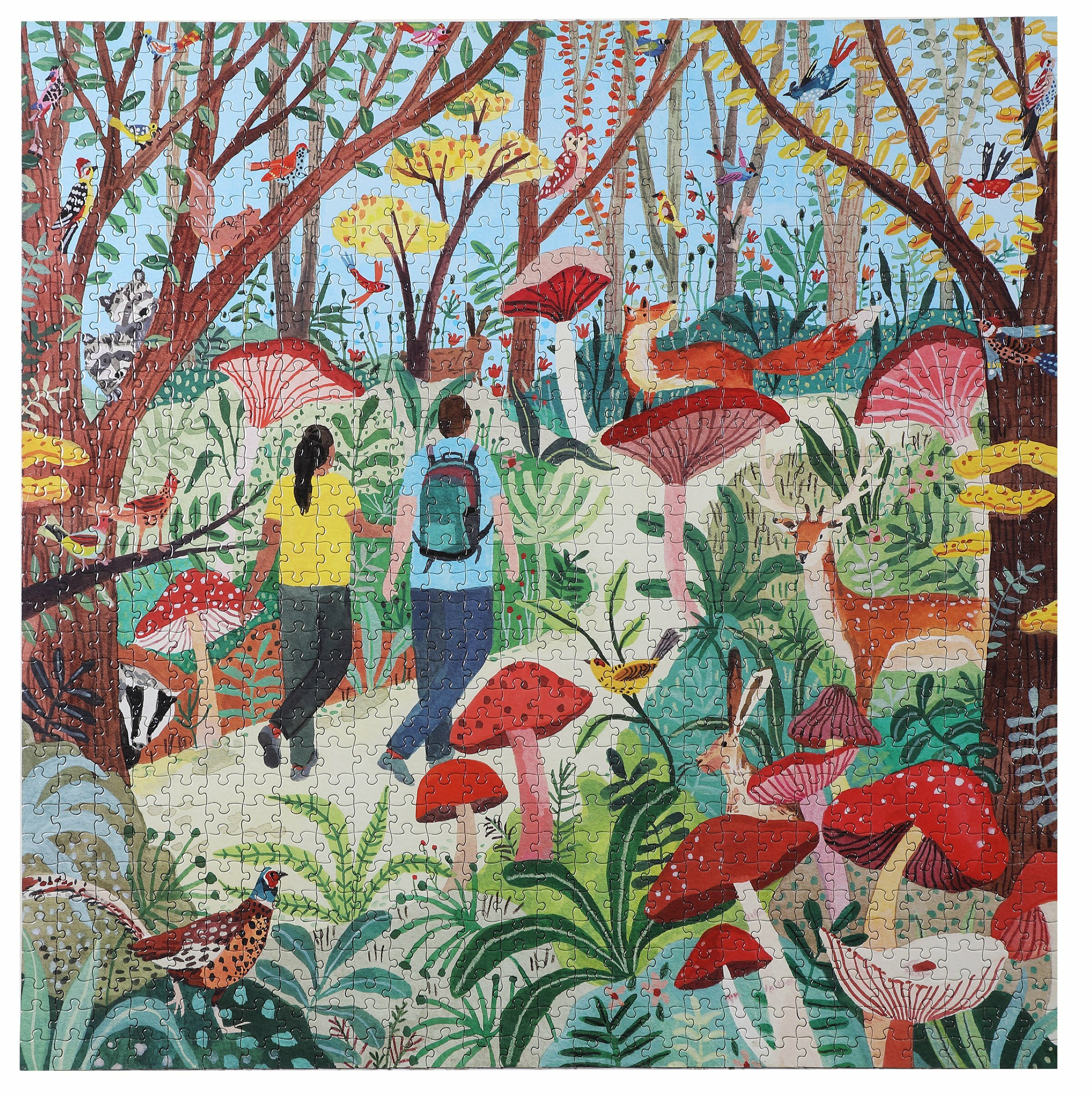 【EEBOO】在山林中徒步旅行  1000片拼圖