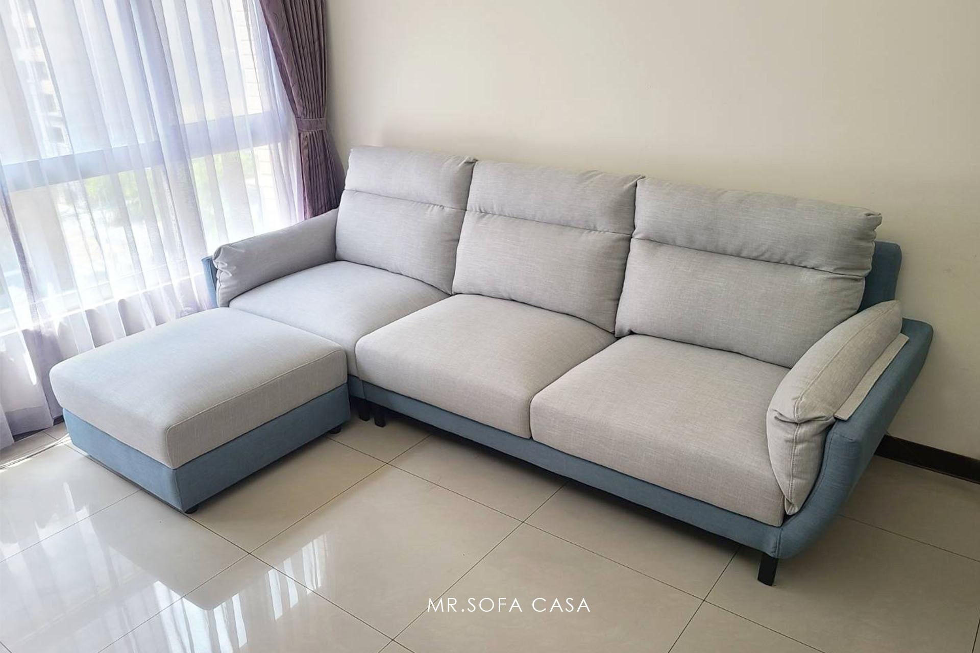 新諾亞沙發外表看起來蓬鬆柔軟，帶著可愛又溫暖的形象