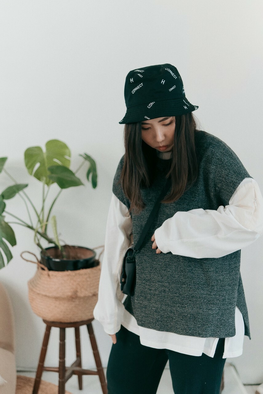 oversize上衣穿搭-女