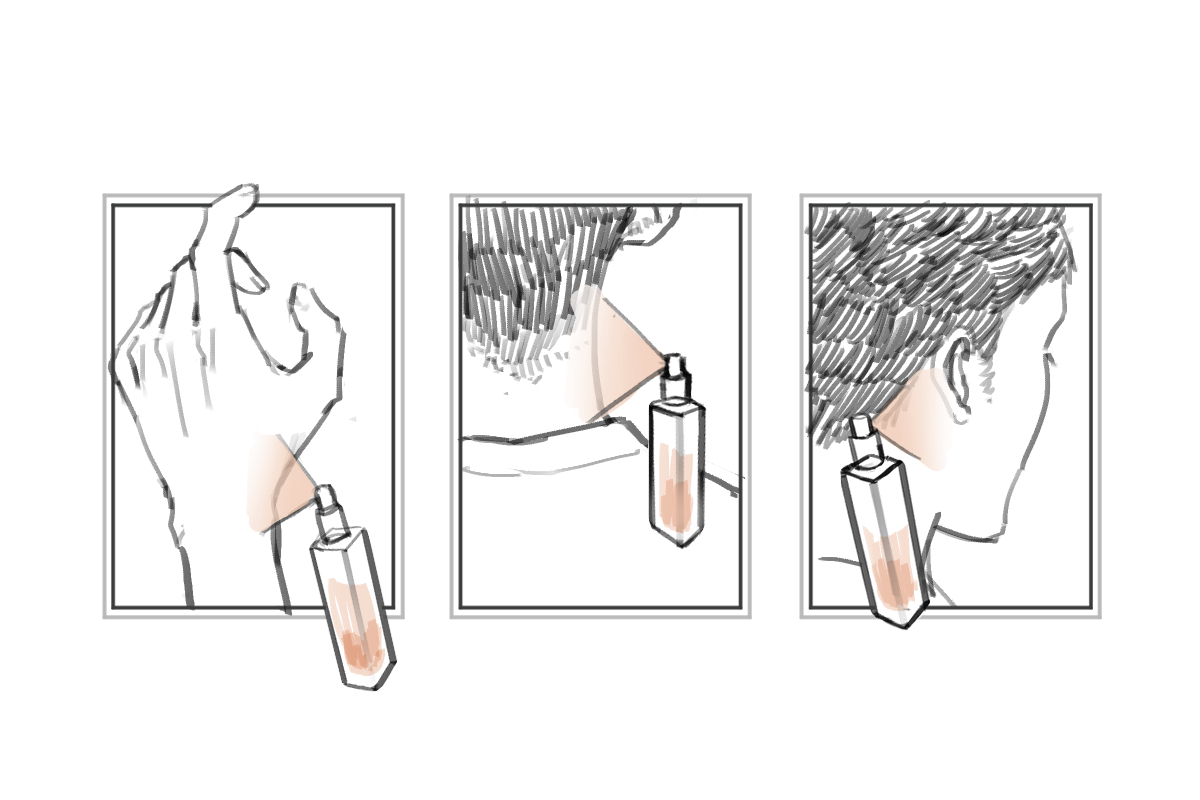 男生噴香水位置,男生噴香水在手腕、後頸和耳後