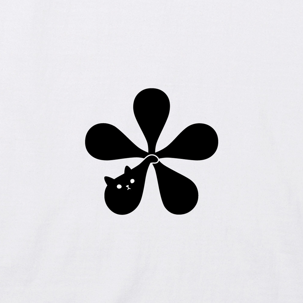 字裡貓間T恤 - 星號