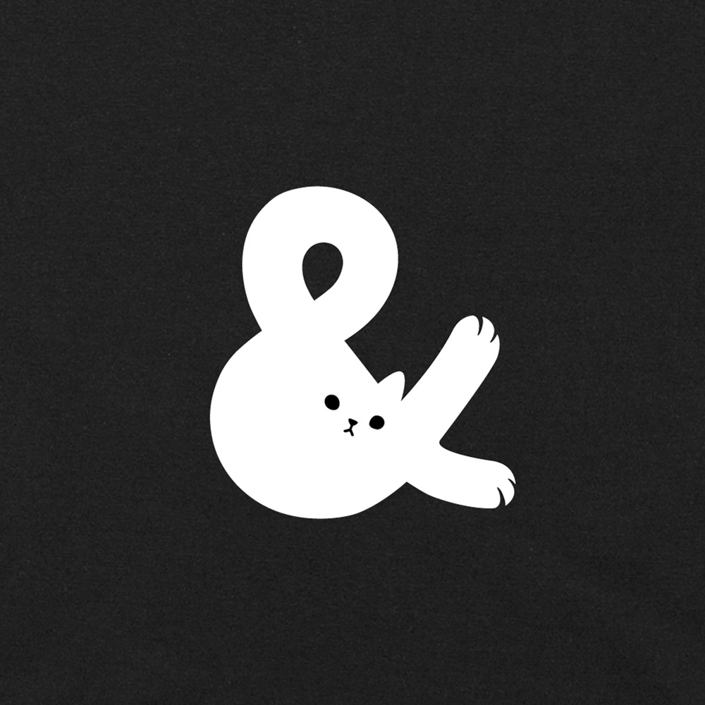 字裡貓間T恤 - 和號