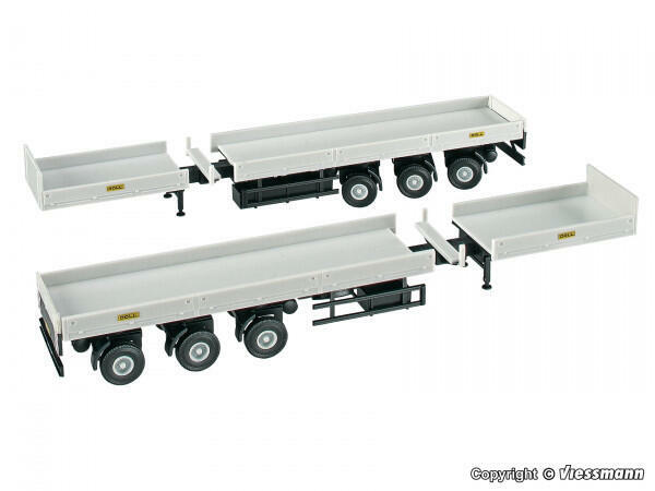 Kibri 13545 HO規 DOLL VARIO 半掛車.兩件組