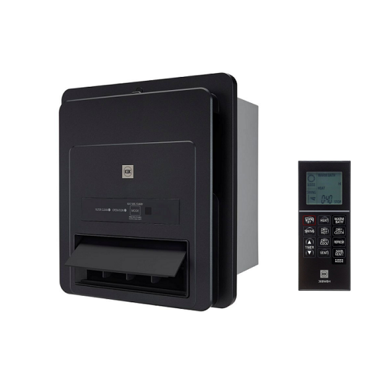 KDK  30BWBH/H‧窗口式智能浴室寶‧炫灰色‧1400W‧無線遙控‧香港行貨,原廠1年保養‧