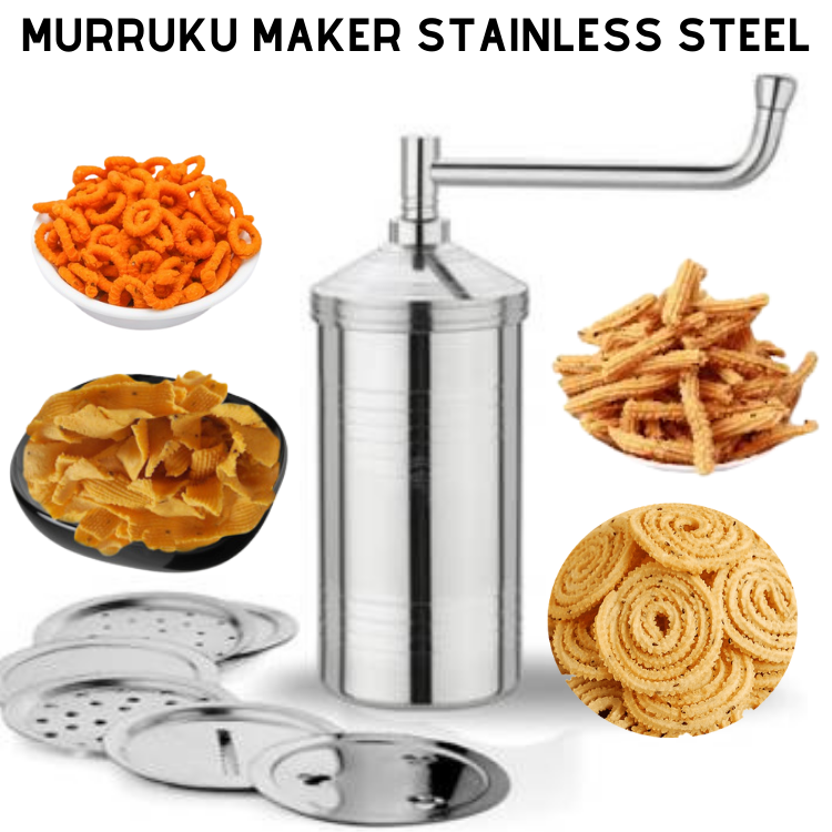 Stainless Steel Sev Sancha Noodle Extruder Spaghetti Maker Idiyappam Hand Tool 