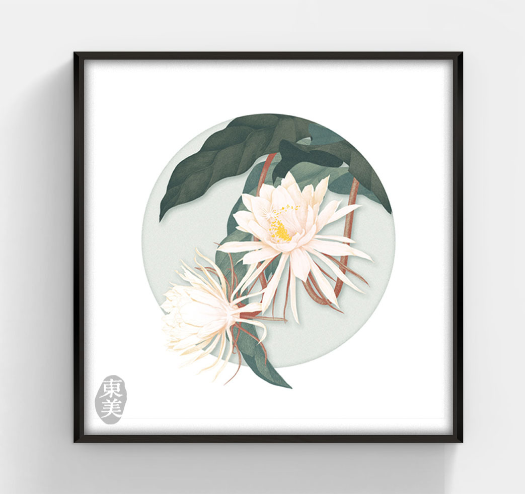 藝外藝術〈Flower's Character 花的品格──曇花〉