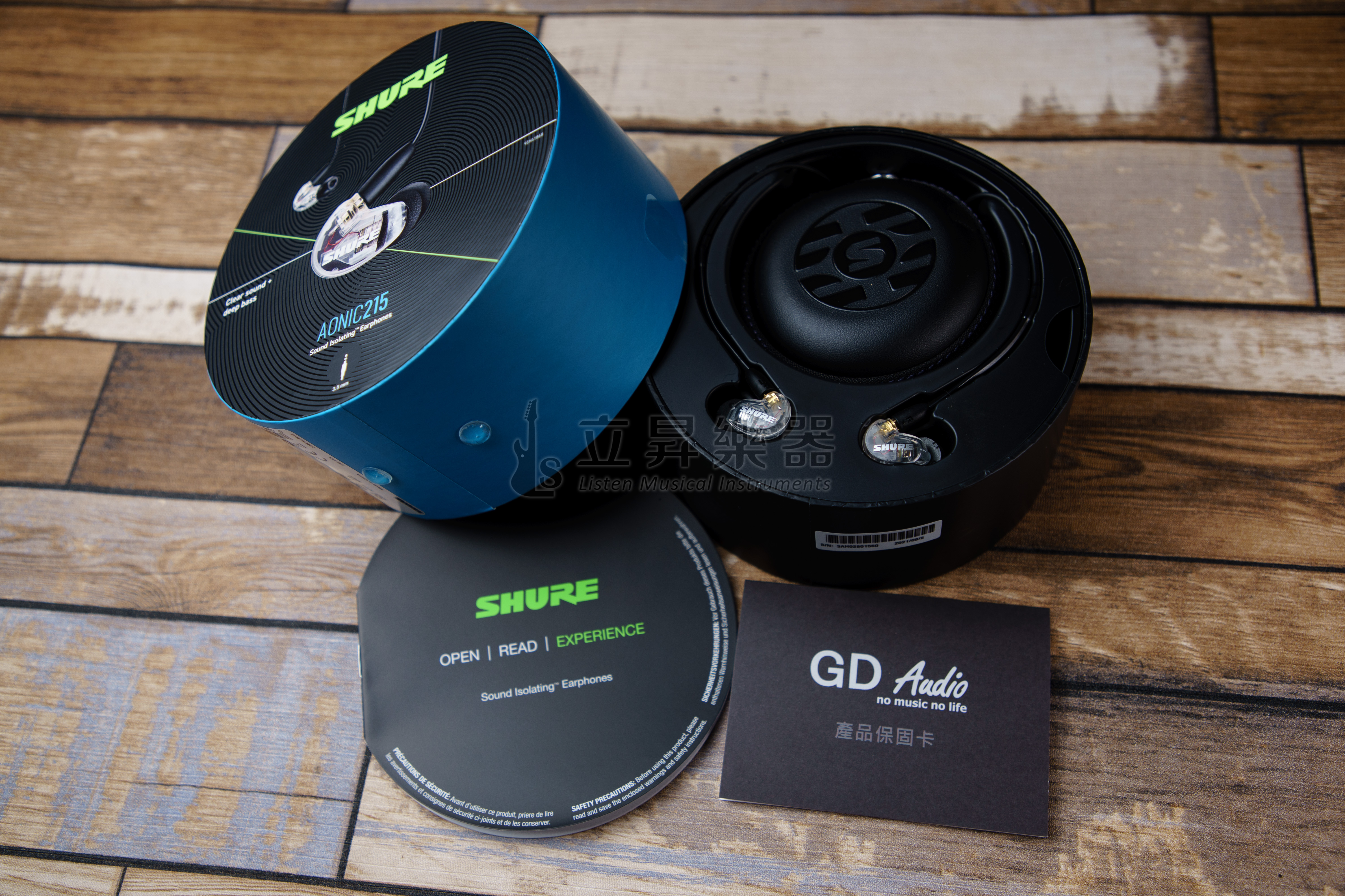 耳機 SHURE AONIC 215 SE215 DYCL+UNI+A 可線控版本 耳道式耳機 繞耳式 透明