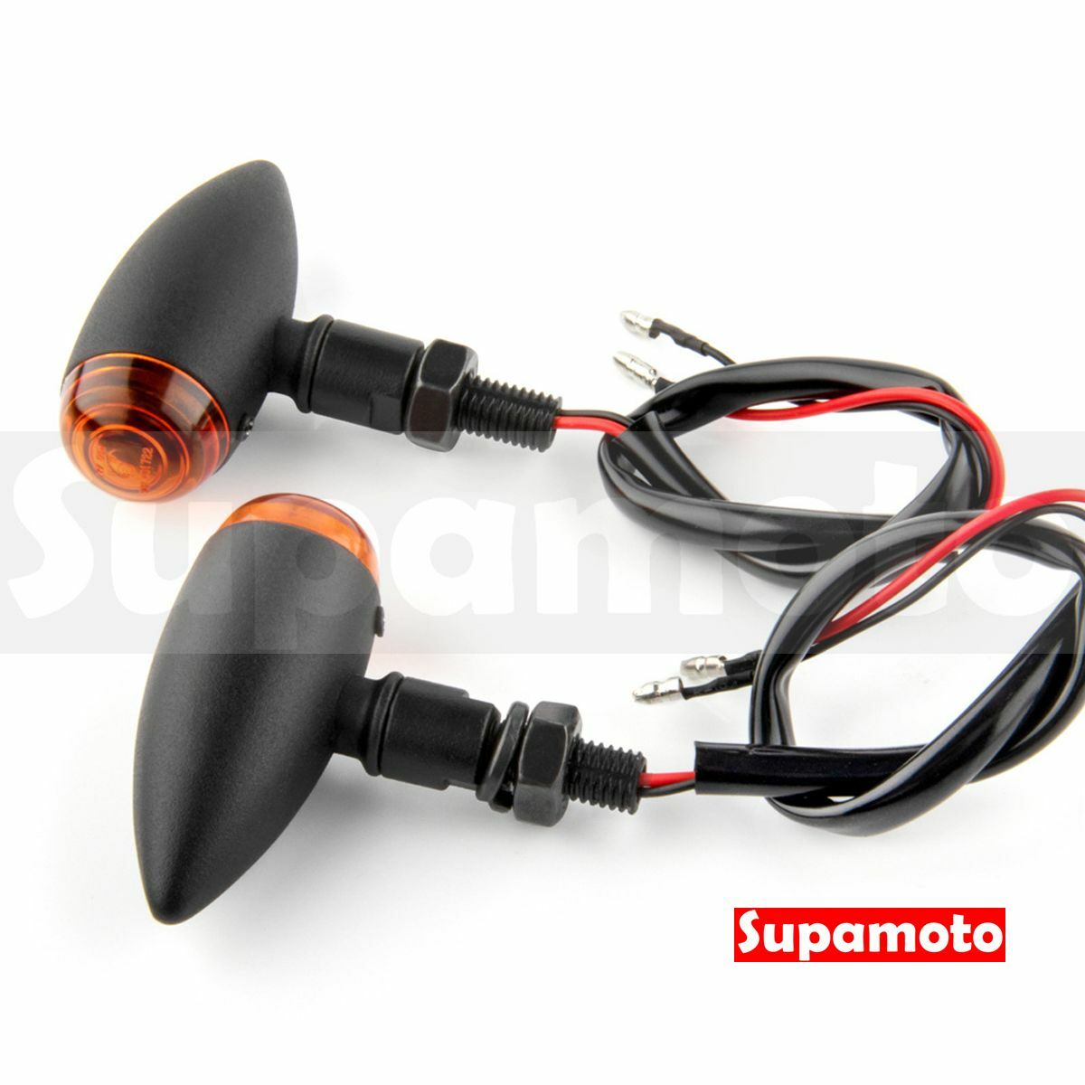 -Supamoto- D559 方向燈 通用 哈雷 鐵架 子彈 復古 馬克 檔車 打檔 雲豹 KTR 野狼 CAFE