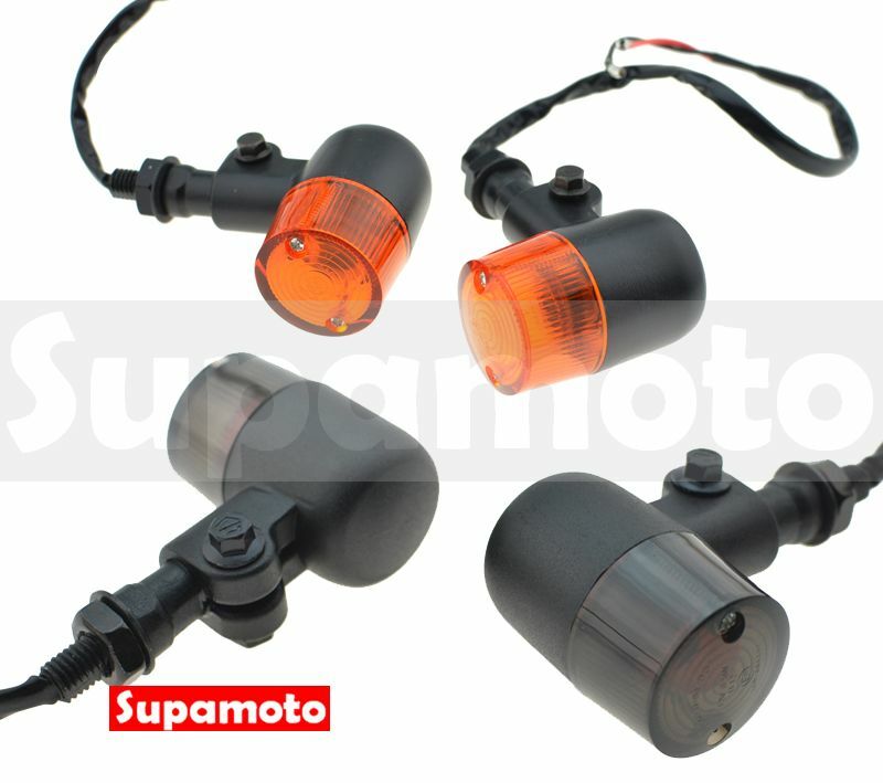 -Supamoto- D575 方向燈 復古 改裝 通用 鋁合金 消光黑 電鍍 CB350 CT125