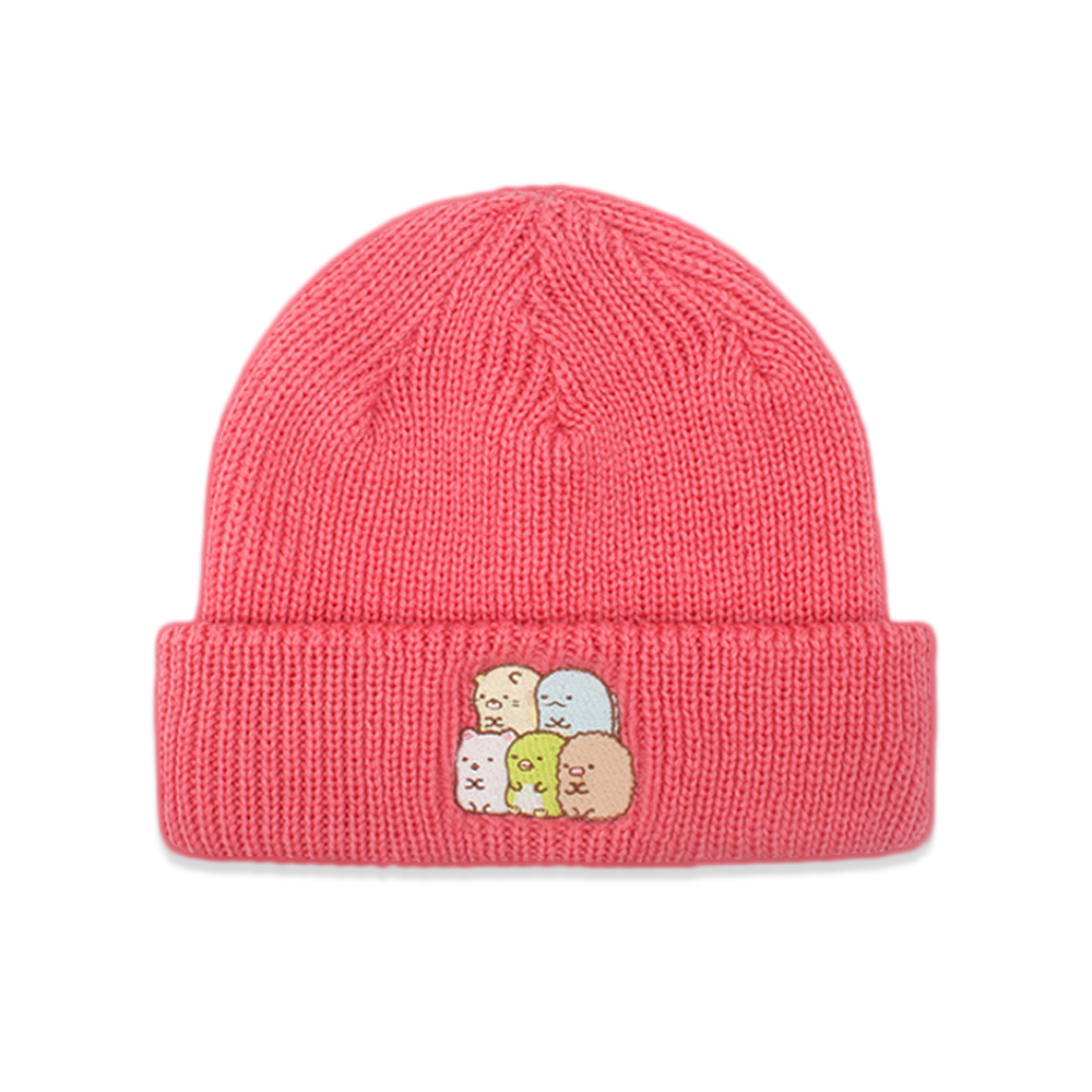 【肌暖】台灣製 正版授權 角落生物童款雙層刺繡反摺帽丨SUK018