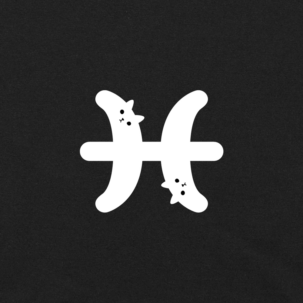 喵星座T恤 - 雙魚貓