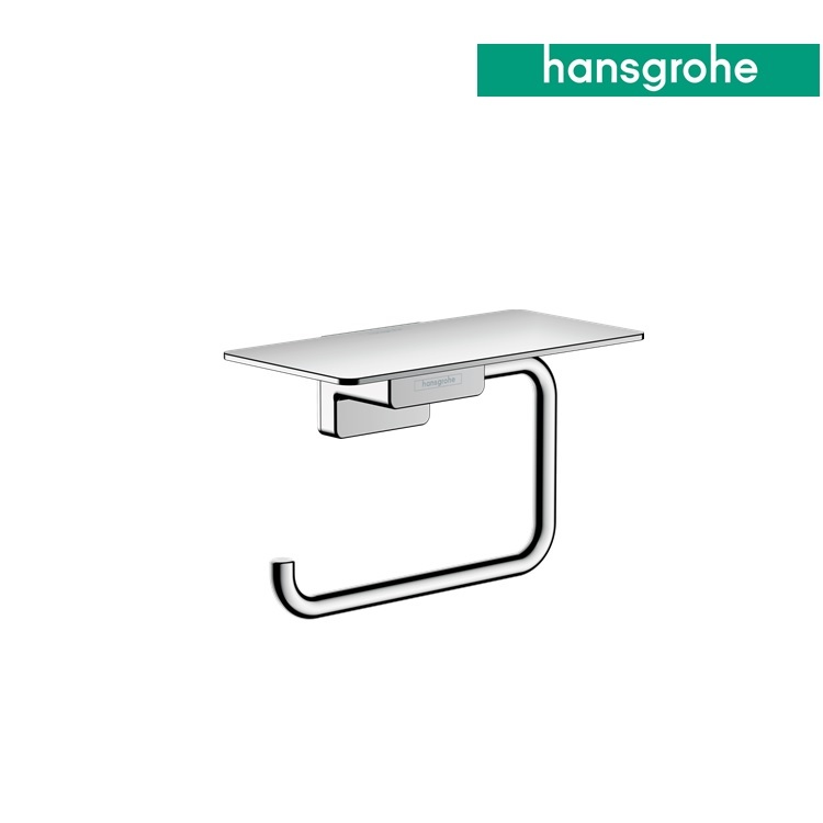 hansgrohe Addstoris 41772, -007 Roll holder with shelf