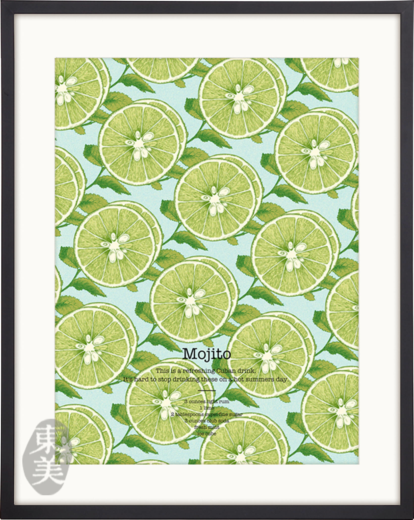 印物所〈加勒比海特水果──Mojito 莫吉托〉