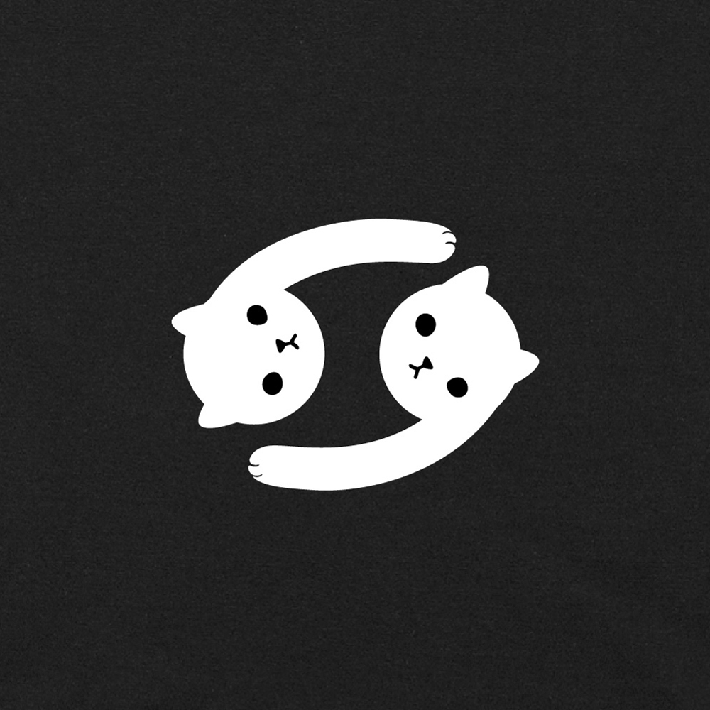 喵星座T恤 - 巨蟹貓