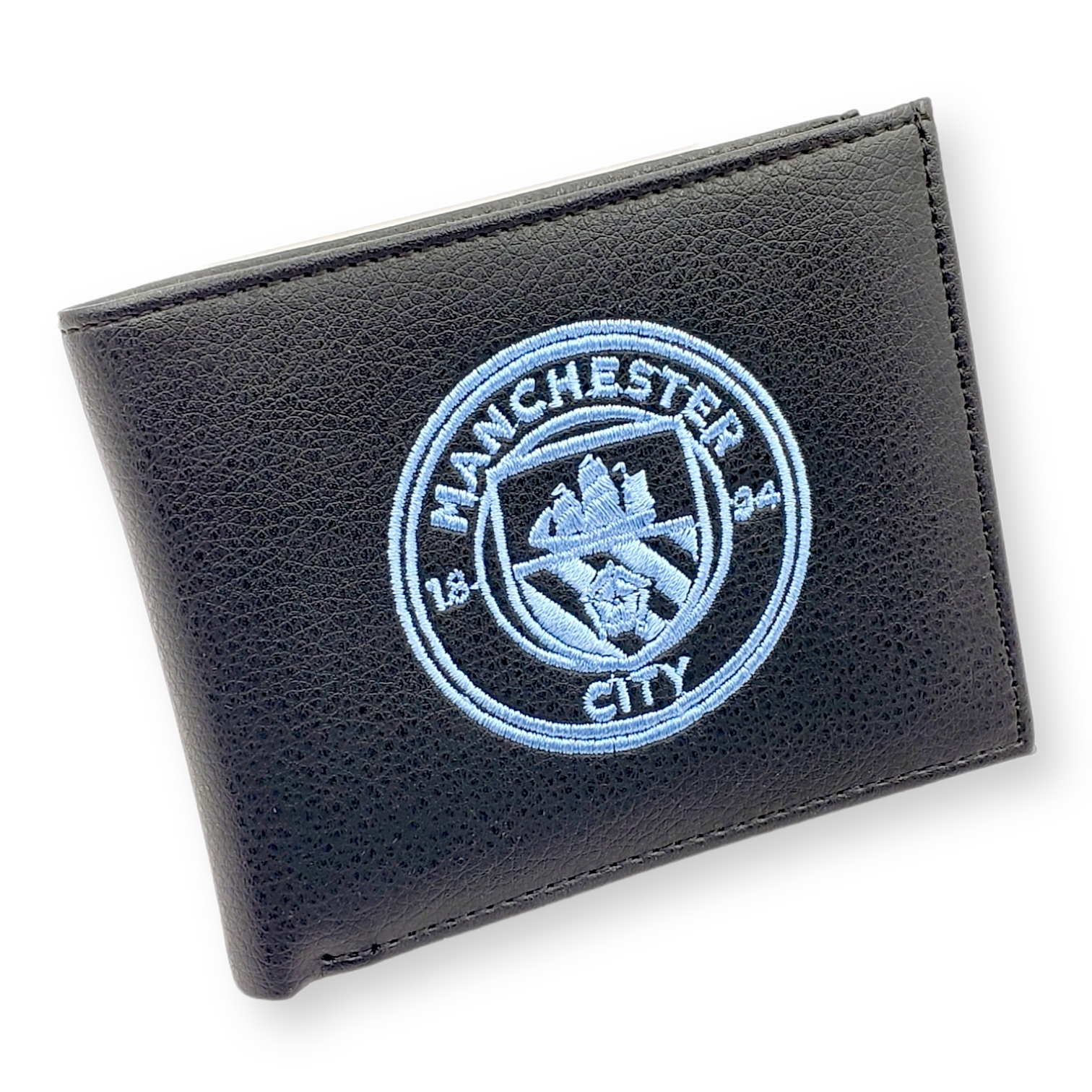 曼城繡花會徽銀包