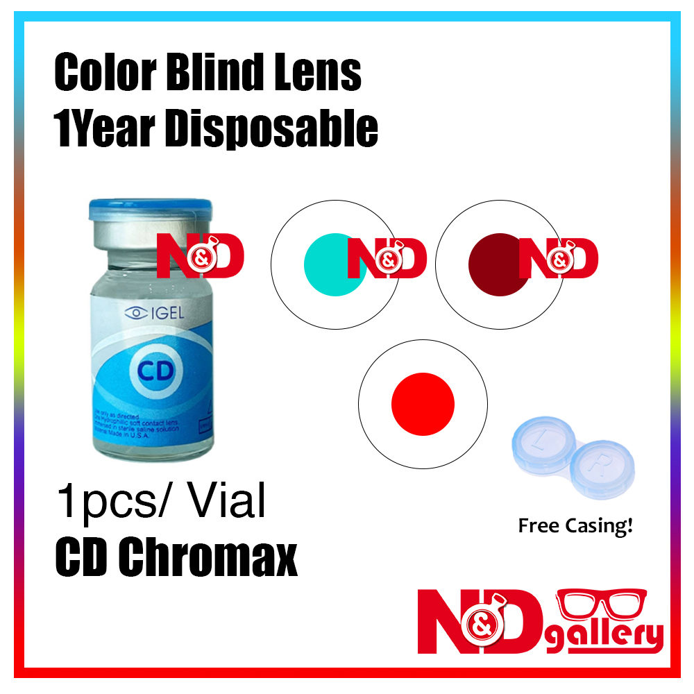 CD Chromax IGEl Color Blind Contact lens 1 pc/Vial ND
