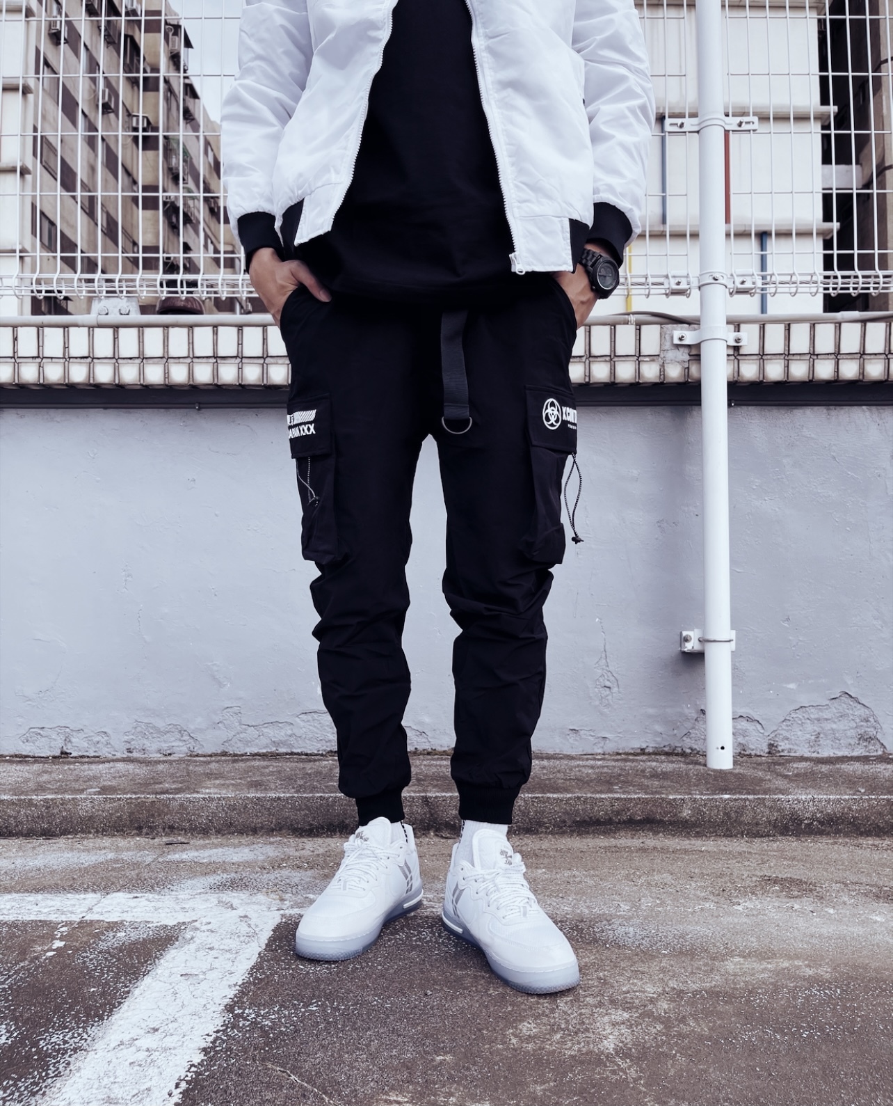 XCTRL 東京核能工裝長褲-黑