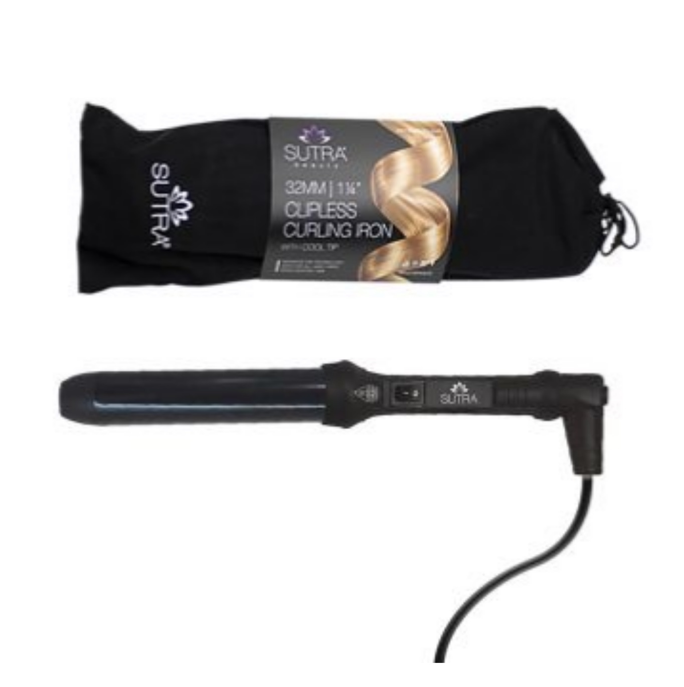 SUTRA BEAUTY 8 - 32mm Clipless Curling Iron w/ Cool-Ti