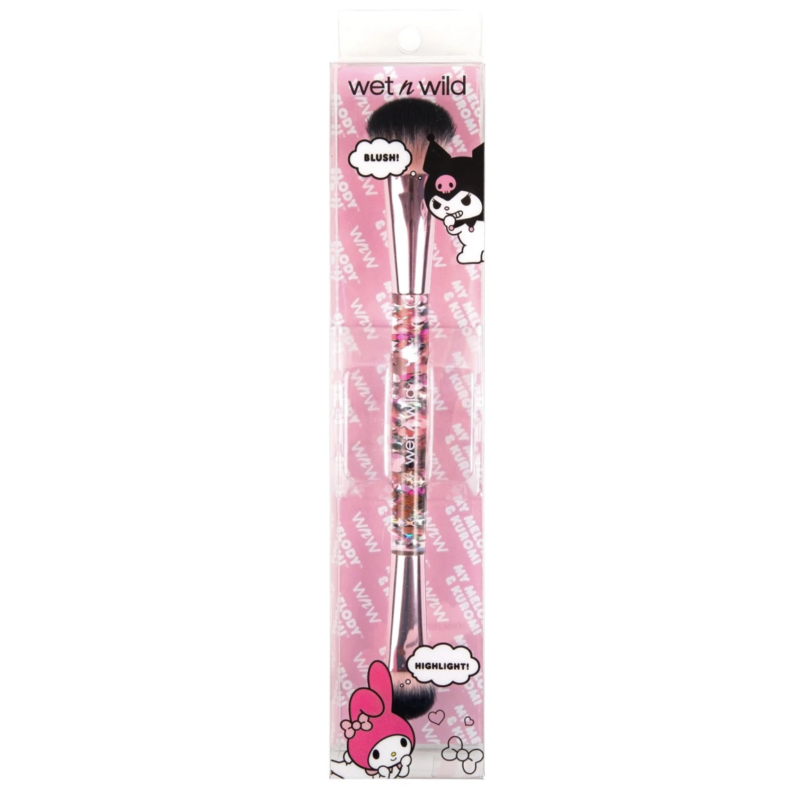 Wet n Wild x My Melody + Kuromi - Dual-Ended Face Brush 雙頭掃