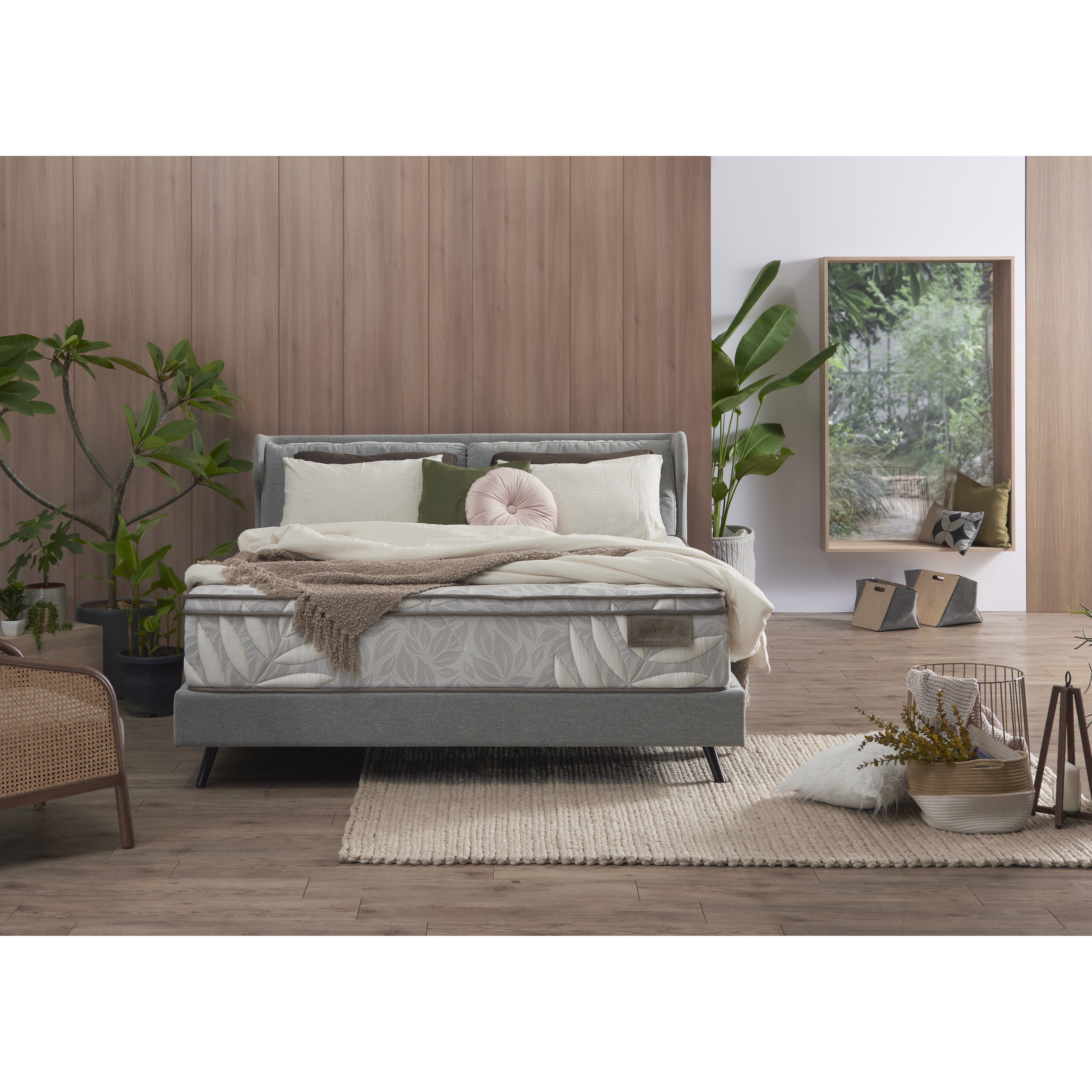 Natura 抗菌涼感床墊〔MAT-022A〕【雙人床墊/乳膠床墊推薦/獨立筒床墊】