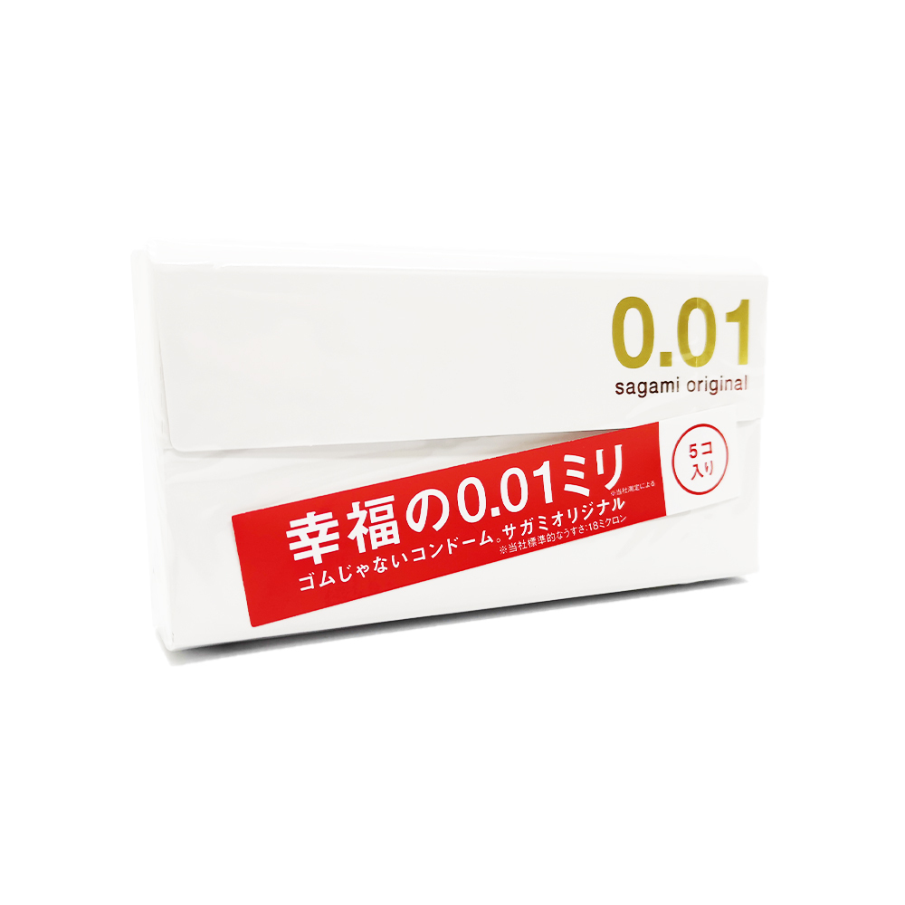 Sagami -【Japan edition】0.01 Ultra-Thin Condom (5pcs per box)