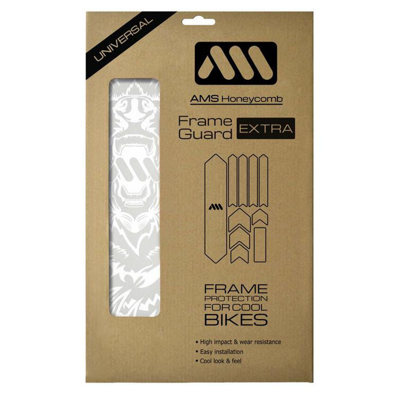 AMS Honeycomb 車架保護貼. BEAR WHITE (額外Extra/XL)
