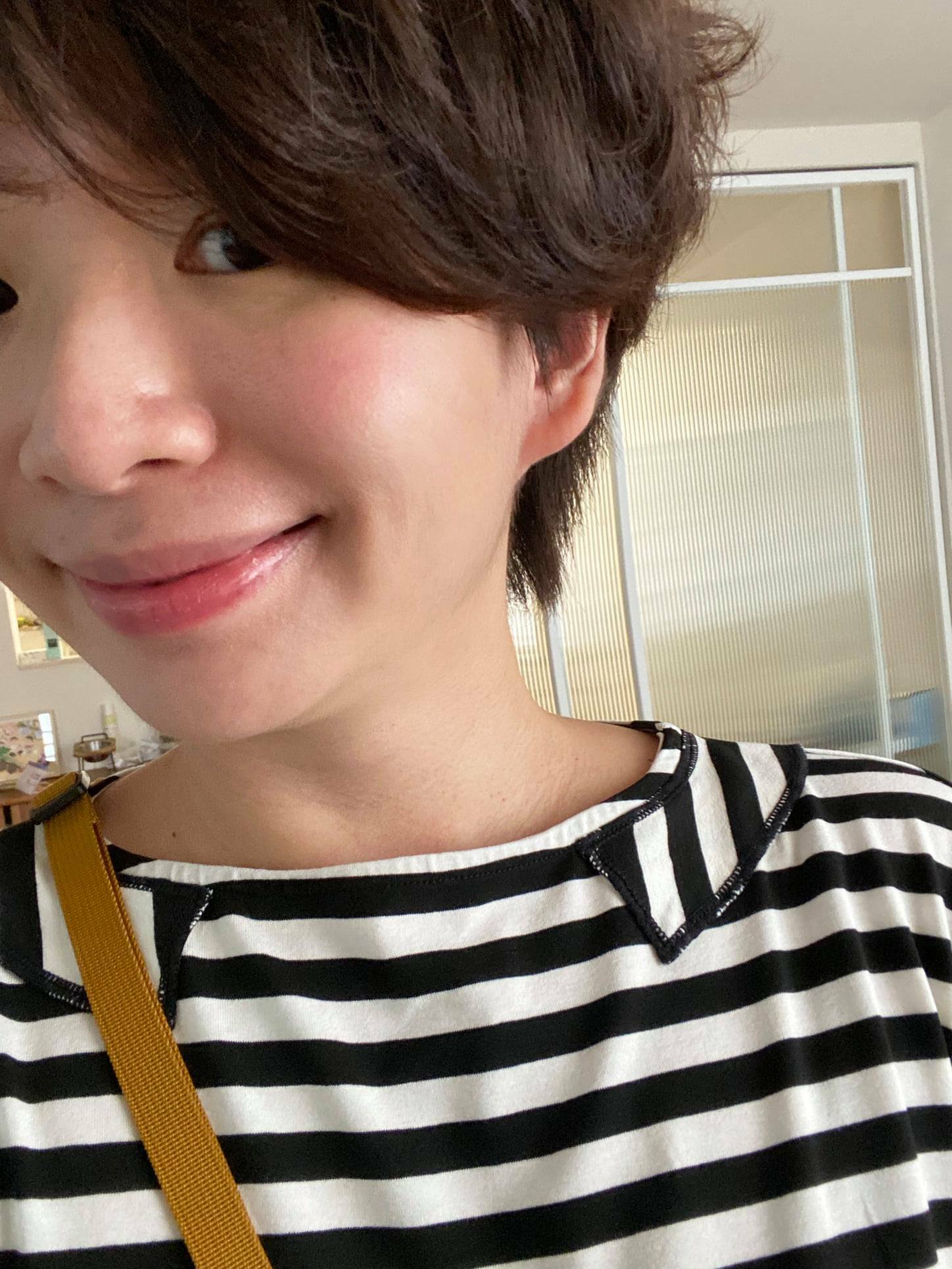 日日條紋九分袖上衣-吉米寶貝