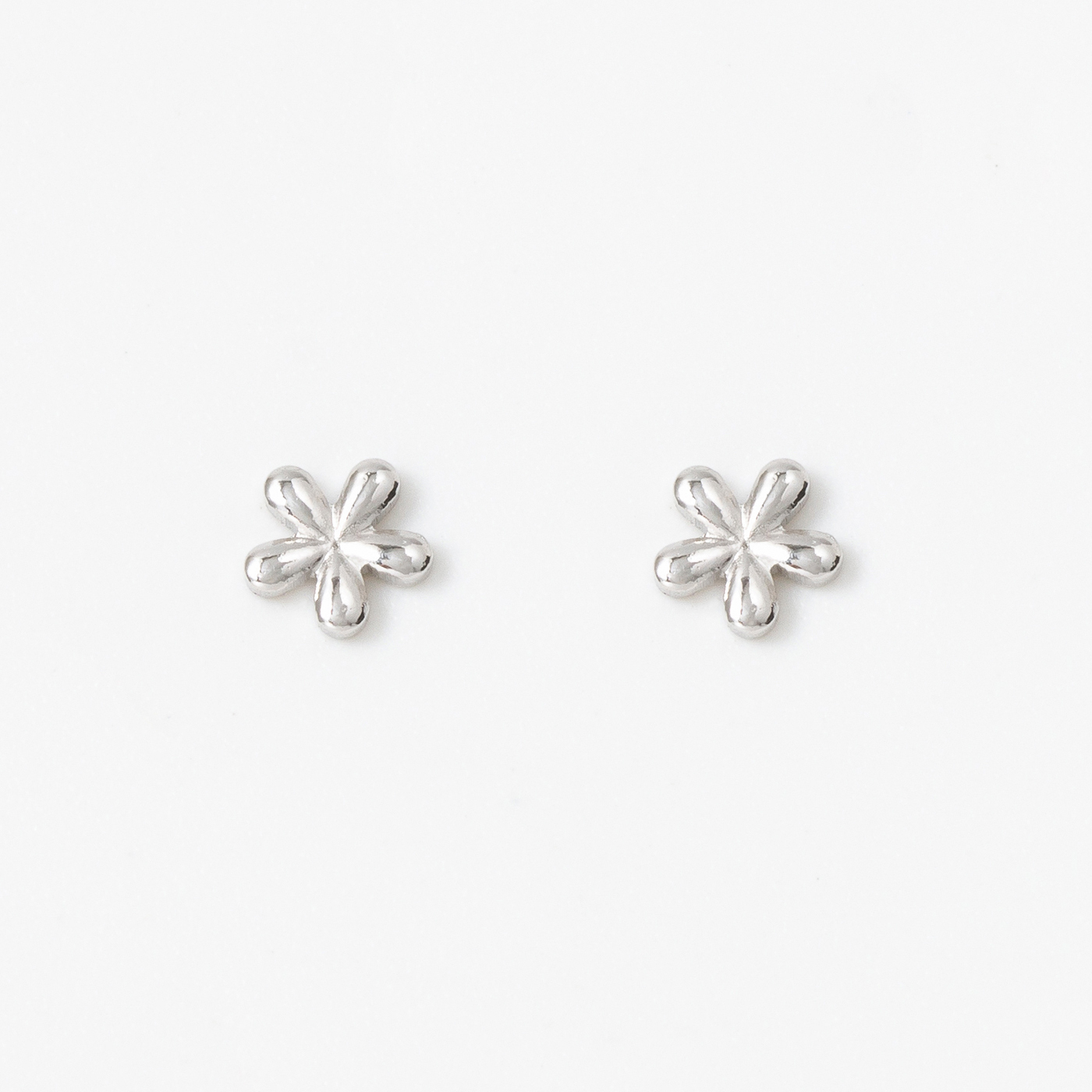 純銀,小花,耳環
